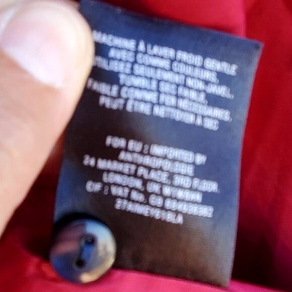 HD in Paris Anthropologie Size 2 Corduroy Halter Dress Floral Velvet Paca - Picture 7 of 10